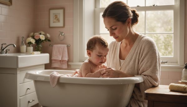 Comment réussir le premier bain de son nouveau-né ?