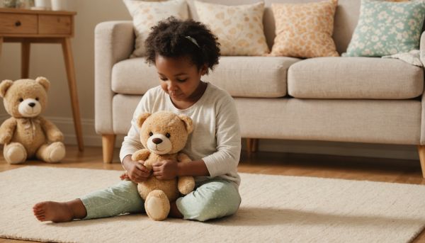 Offrir un doudou peluche réconfortant et sûr